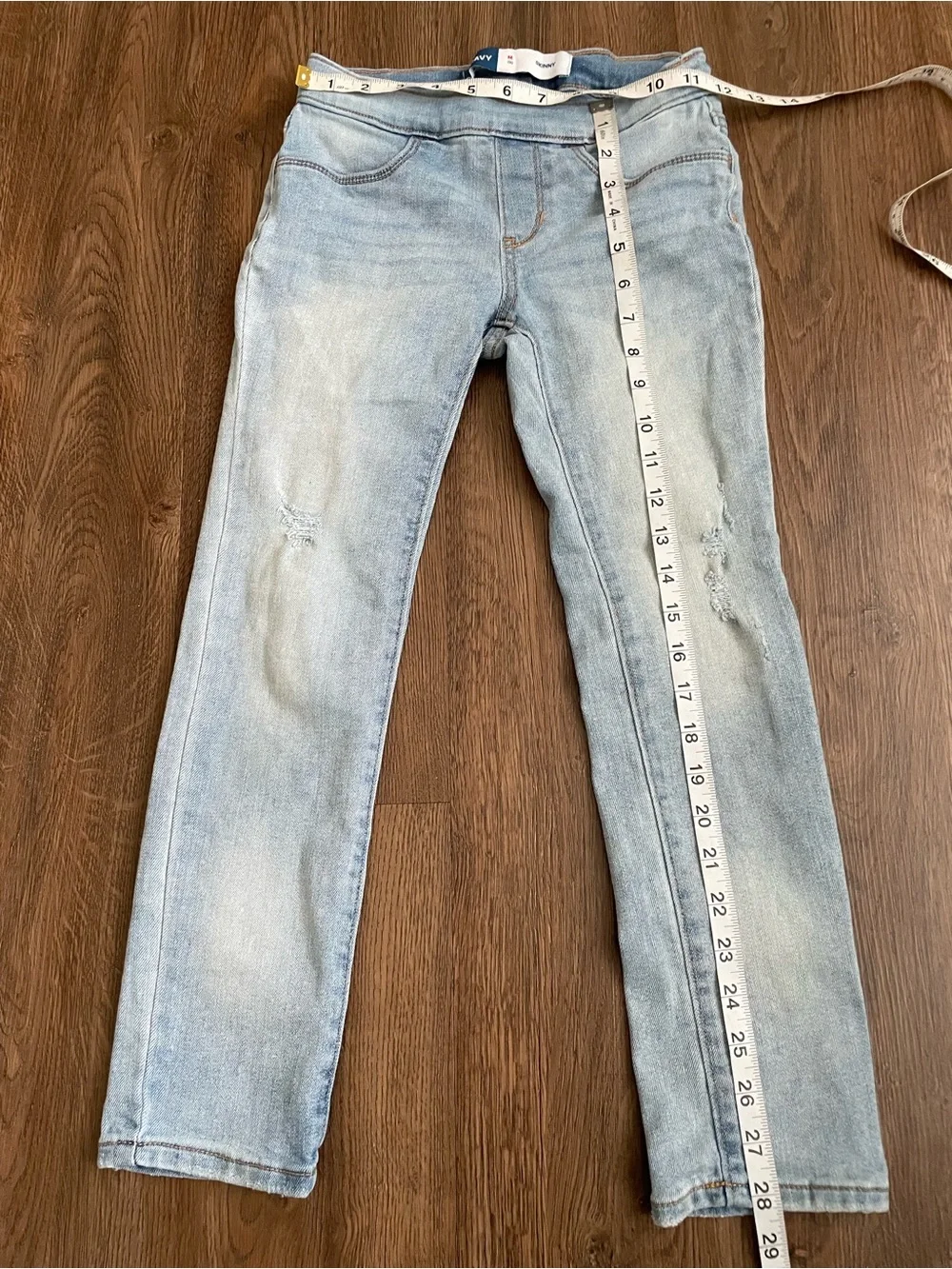 Old Navy Light Wash Girls Jeans Jeggings - Casual Skinny Fit Size M 8